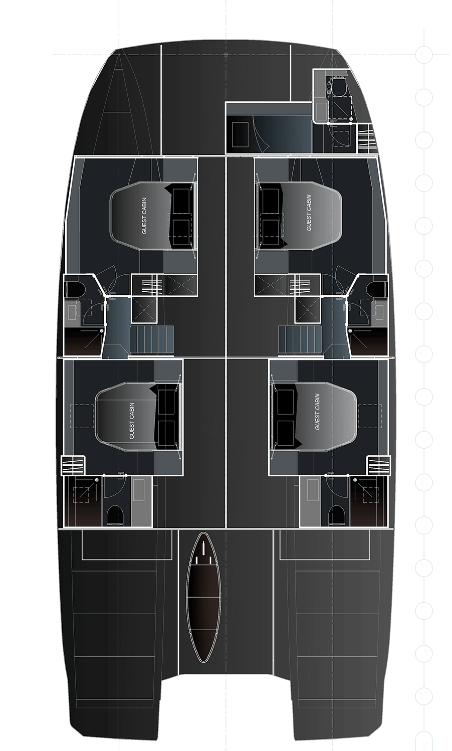 Layout quatuor cabin