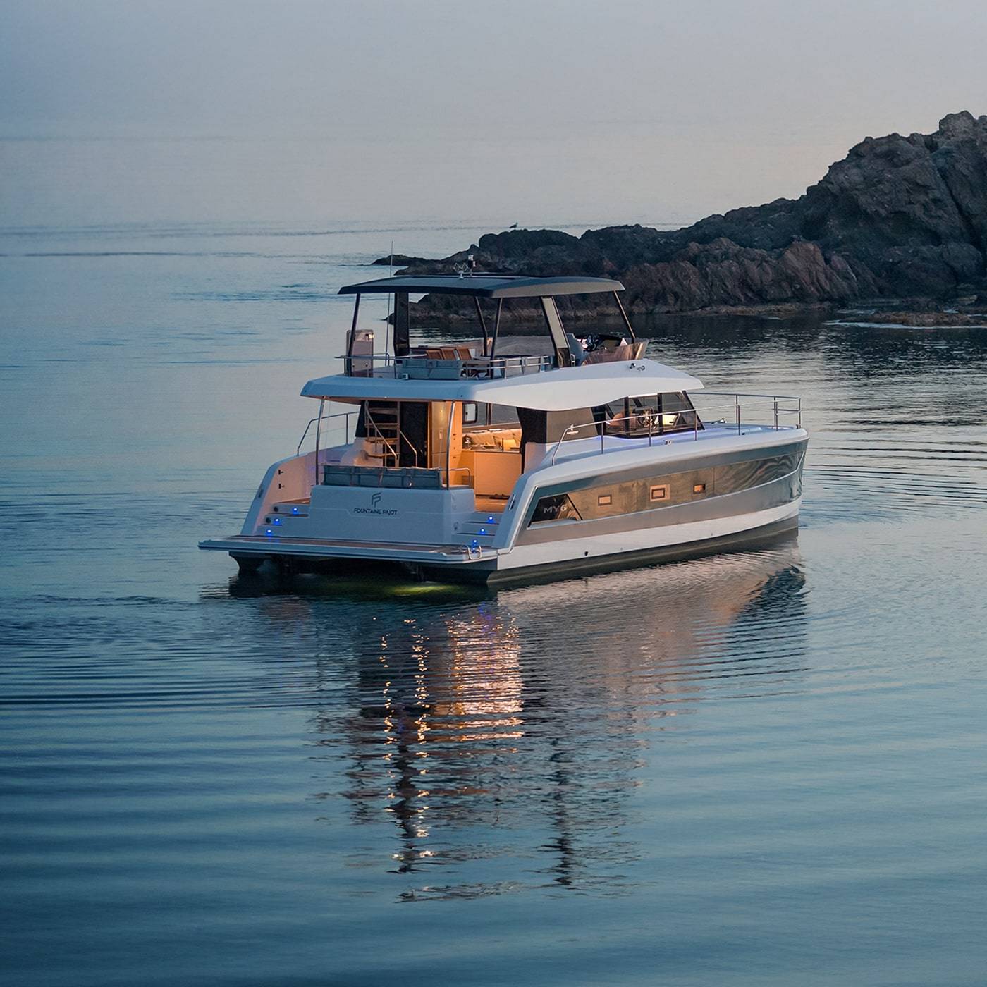 MY6-Fountaine-Pajot-Motor-Yachts-La-Grande-Motte-Salon-Nautique-France-2025-morring
