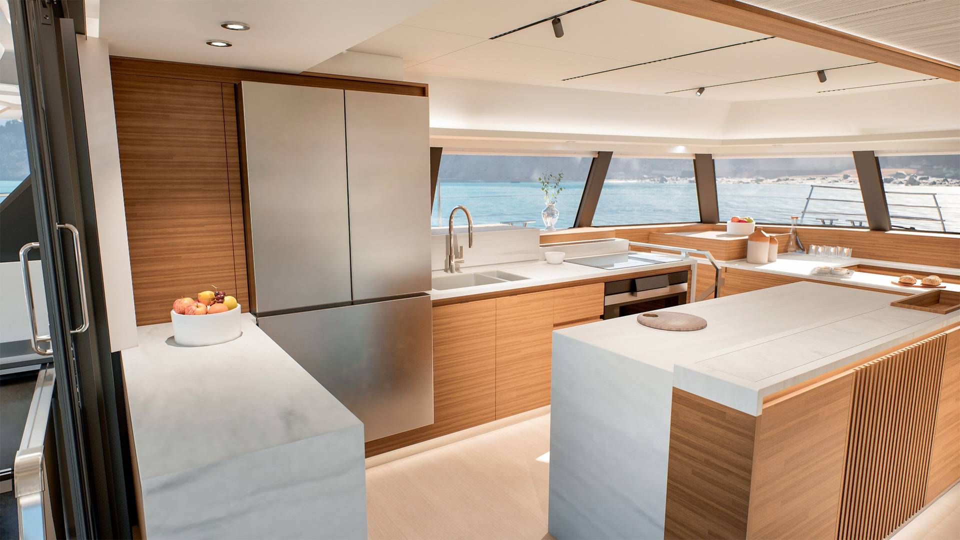 Fountaine-Pajot-Yachts-FPY70-Galley-Saloon-02